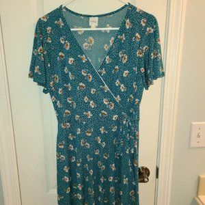 Kaileigh Fit and Flare Wrap Style Dress